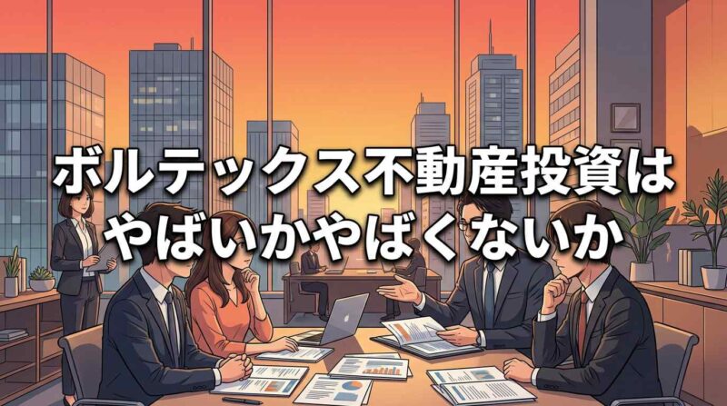 ボルテックス不動産投資はやばい？やばくない？口コミ評判だけで決めない3つの判断軸